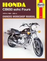 KNYGA John Haynes Honda CB650 Sohc Fours (78 - 84)