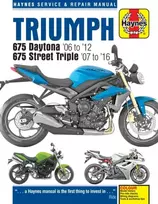 KNYGA Haynes Publishing Triumph 675 Daytona (06 - 12) & Street Triple (07 - 16)