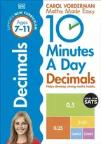 KNYGA Carol Vorderman 10 Minutes A Day Decimals, Ages 7-11 (Key Stage 2)