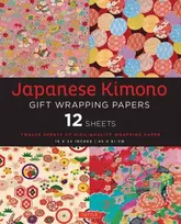 KNYGA Tuttle Tuttle Publishing Japanese Kimono Gift Wrapping Papers - 12 Sheets