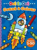 KNYGA Angie Hewitt Dot to Dot Count and Colour 1 to 50
