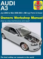 KNYGA Audi A3 Petrol & Diesel (Jun 03 - Mar 08) Haynes Repair Manual