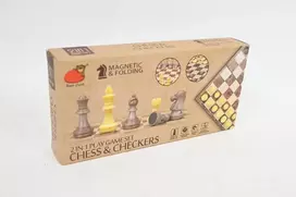 Fh Toys Magnetiniai šachmatai ir šaškės 2 viename 08332
