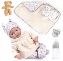 BAYER Lėlė Reborn 38cm+priedai 93827AN 21170