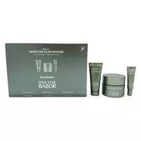 Doctor Babor Moisture Glow Routine rinkinys: veido prausiklis, kremas ir paakių kremas