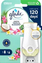 Glade elektrinis oro gaiviklis + papildymas Egzotinių tropinių žiedų kvapas 20 ml