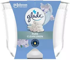 Glade Pure Clean Linen kvapioji žvakė 204 g