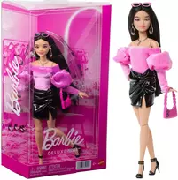Mattel BARBIE DELUXE FASHIONISTAS mados lėlė rožine palaidine (JJN76)
