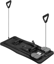 Rebel Home pilates komplektas, daugiafunkcinis fitneso treniruoklis 9 in 1, spalva juoda