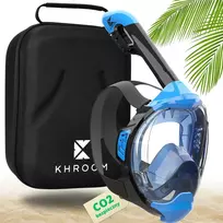 Khroom pilno veido nardymo kaukė Seaview Y, L/XL dydis, mėlyna, su minkštu dėklu