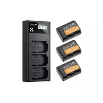 K&F NP-FZ100 Kameras Akumulators 2280mAh, 3 gab. + Lādētājs ar LCD displeju