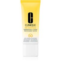 Clinique Sun UV Solutions Brightening Tinted Sunscream SPF50 skaistinamasis drėkinamasis kremas su atspalviu atspalvis Medium Deep 40 ml