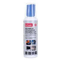 Activejet AOC-269 Liquid, Screen cleaning kit 2in1 250 ml, 20x20 cm, Screen cleaner, plastic cleaner and microfiber cleaning clo