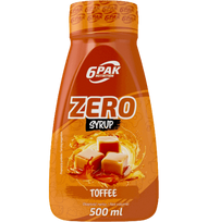 6PAK Nutrition Zero Syrup, Toffee, 500 ml