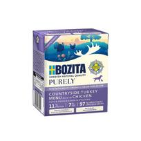 Bozita Purely Paté Puppy & Junior drėgnas šunų pašaras su kalakutiena ir vištiena, 370g