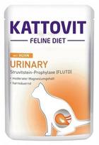 KATTOVIT Feline Diet Urinary dietinis šlapias maistas katėms su vištiena, 85g