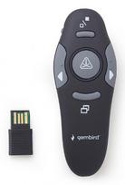 Gembird WP-L-11 wireless presenter RF Black