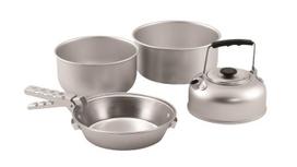Easy Camp Adventure Cook Set M Silver Aluminium
