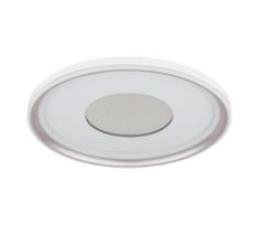 Globo 48558-60 - dimeriuojamas lubinis LED šviestuvas EILA LED/60W/230V, skersmuo 59 cm, baltas, su nuotolinio valdymo pulteliu