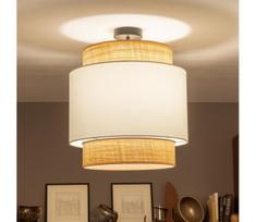 BRILAGI - LED paviršinis lubų šviestuvas CERIA 1xE27/60W/230V skersmuo 40 cm juoda/smėlio spalvos/balta
