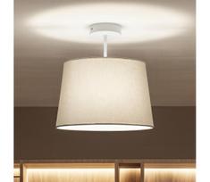 BRILAGI - LED paviršinis lubų šviestuvas CERIA 1xE27/60W/230V skersmuo 30 cm balta/pilka