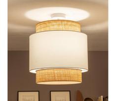 BRILAGI - LED prie lubų tvirtinamas šviestuvas CERIA 1xE27/60W/230V skersmuo 40 cm smėlinė/balta