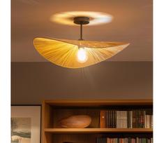 BRILAGI - LED prigludusi liustra CERIA BOHO 1xE27/60W/230V skersmuo 60 cm juoda/smėlinė