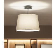 BRILAGI - LED paviršinis lubų šviestuvas CERIA 1xE27/60W/230V, skersmuo 30 cm, juoda/pilka