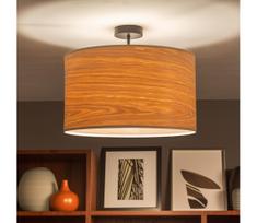 Brilagi - LED paviršinis lubinis šviestuvas CERIA 1xE27/60W/230V skersmuo 45 cm juoda/smėlinė
