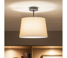 Brilagi - LED paviršinis lubinis šviestuvas CERIA 1xE27/60W/230V skersmuo 30 cm juoda/smėlinė