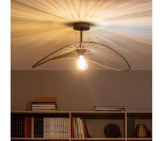 Brilagi - LED prigludęs lubinis šviestuvas CERIA WIRE 1xE27/60W/230V 40x56 cm juoda/bronzinė