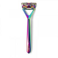 Leaf Shave Trijų ašmenų skustuvas The Leaf Pivoting Head Razor Prism
