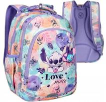 Coolpack mokyklinė kuprinė 1-4 klasių moksleiviams Jerry Pastel Stitch, trijų skyrių