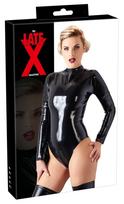 Late X Latex Body black L Seksuali lateksinė apranga