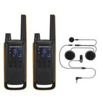 MOTOROLA Talkabout T82 Extreme Twin Pack + Full faced helmet earpiece racija AKGAORADTMOTO007 / AFFH6611-M2