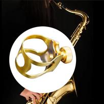 Kandiklio segtukas Saksofono ligatūros tvirtinimo elementas Muzikos instrumentų taisymo rinkinys brown