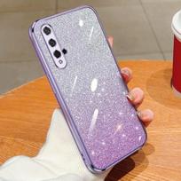 Dėl Huawei nova 5T dėklo Huawei YAL-L21, YAL-L61, YAL-L71 telefono dėklo Blizgus Blizgučių Danga Silikoninis Kameros Objektyvo Minkštas Galinis Dangtelis For Huawei nova 5T gray