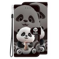 Handmade PU Leather Flip Case for iPhone X/11/12/13/14/15/16/17 Series - Anti-Slip Shockproof Cover with Wrist Strap & Heart/Rose Cat Designs iPhone X juoda