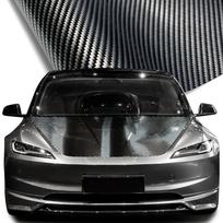 2-6D 1.5x2M Carbon Fiber Vinyl Wrap Film Car Wrapping Foil Console Computer Laptop Skin Phone Cover Motorcycle Decor Accessories 150cmx200cm