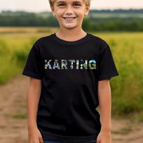 Karting Kids T-Shirt Karting Go Kart Racing Competition Driver Motorsport #T490 130