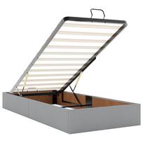 Ottoman Bed with Mattresses & LEDs Black 160x200 cm Velvet
