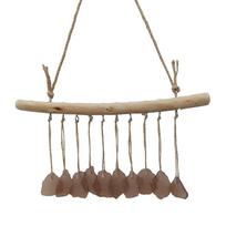 Handmade Sea Glass Wind Chime Hanging Decor For Home Window Beach Themed Wind Chimes, Beach Parties Home Decor Hanging