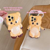 3D Cartoon Bear Design for Iphone 11/12/13/14/15/16/11 Pro Max X/Xr/Xs Max TPU Shockproof Bumper Protection Cover for Phone Opp Bag&For 16promax