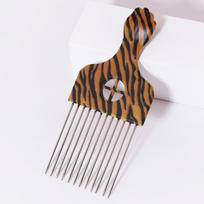 1Pcs African metal hair comb, hair styling tool specifically designed for African hairstyles, Suitable for all hair types