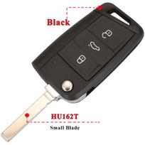 Jingyuqin S Flip 3/4Buttons Remote Car Key Shell Case Fob For Vw Golf 7 Gti Mk7 B8 Touran Skoda Octavia A7 Seat Hu66 Hu162T