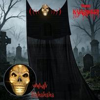 Glowing Halloween Mask Mask Flying Ghost Scary Props Halloween Decoration  Courtyard Decoration juoda