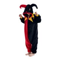 Clown Onesie For Kids Kigurumi Pjamas Halloween Christmas Cosplay Costume 10 raudona/juoda