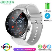 2026 New +PPG Health Monitoring Smart Watch Men BP Body Temperature Sports NFC Smartwatch For Samsung OPPO VIVO