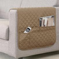 1pc Sofa Armrest Organizer with 5 Pockets and Cup Holder Tray Couch Armchair Hanging Storage Bag for TV Remote Control Cellphone 1PC 50x90 cm