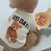 Teddy Puppy Dog Clothes Bichon Cat Pomeranian Pet Spring and Autumn Sweater  Yorkshire Schnauzer Small Puppy Pet Clothes XS